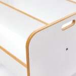 Bücherregal Dove 2 Ebenen Weiß – Skandinavisches Design mit Tragegriffen - Galeriebild 3 von Cozy Collections