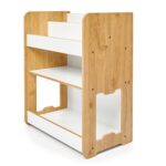 Seagull Bücherregal 3 Ebenen Mittel - Naturholz und Weiß für Kinder 4-6 Jahre - Galeriebild 1 von Cozy Collections