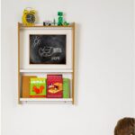 Wandregal Schädel 3 Ebenen Naturholz und Weiß - Multifunktionale Aufbewahrung für Kinder 0-6 Jahre - Galeriebild 2 von Cozy Collections