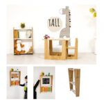 Wandregal Schädel 3 Ebenen Naturholz und Weiß - Multifunktionale Aufbewahrung für Kinder 0-6 Jahre - Galeriebild 3 von Cozy Collections