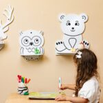 Kinder-Wandregal 3 Waldtiere - Bär, Eule, Hirsch aus Naturholz - Galeriebild 4 von Cozy Collections