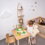 Wandregal Rakete aus weißem und naturfarbenem Holz | 3 Ablageböden - Galeriebild 1 von Cozy Collections