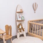 Wandregal Rakete aus weißem und naturfarbenem Holz | 3 Ablageböden - Galeriebild 4 von Cozy Collections