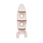 Wandregal Rakete aus weißem und naturfarbenem Holz | 3 Ablageböden - Galeriebild 3 von Cozy Collections