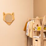Dekorativer Fuchsspiegel aus Naturholz mit Korbgeflecht-Details - Galeriebild 4 von Cozy Collections