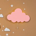 Personalisiertes Wolken LED-Wandnachtlicht mit Namen | LED Nachtlicht Holz