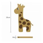 Giraffe LED-Wandnachtlicht aus Holz | LED Nachtlicht Holz