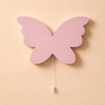 Schmetterling Silhouette LED-Wandnachtlicht aus Holz | LED Nachtlicht Holz