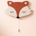 Fuchs LED-Wandnachtlicht aus Holz | LED Nachtlicht Holz